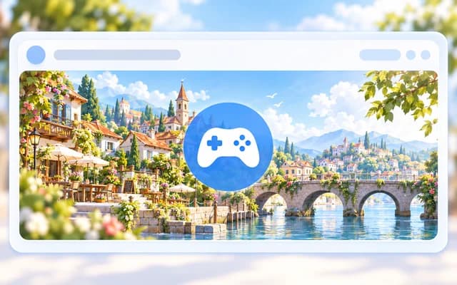 ภาพแนวคิด: หน้าอธิบาย Feature Game ตามแผน